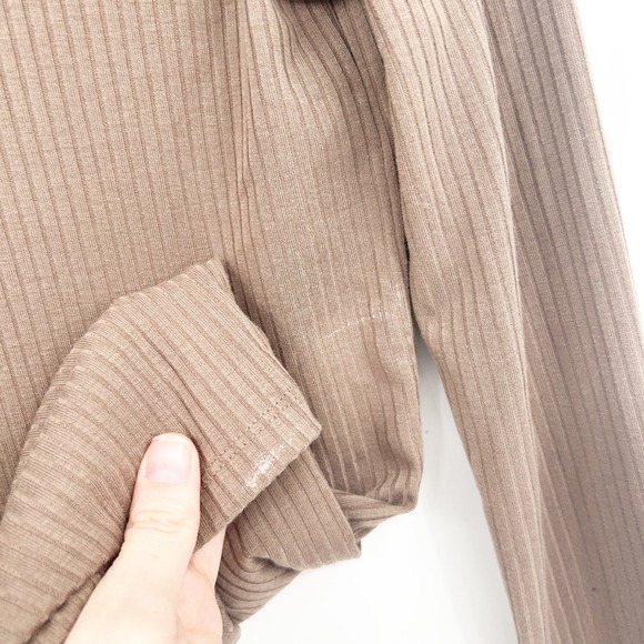 Madewell Womens Bundle Lot (2) Ribbed Turtleneck Long Sleeve Tops Size XS - Picture 3 of 10